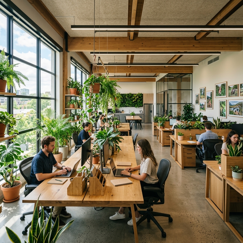 Eco-Friendly Workspace